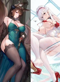 淫乐园!一整天被贝尔法斯特带着和各位舰娘享受各种涩涩服务,第二天被她和天城关在古堡里下媚药狠狠榨精,最后将二女肏成只知道追求快感的放荡雌兽