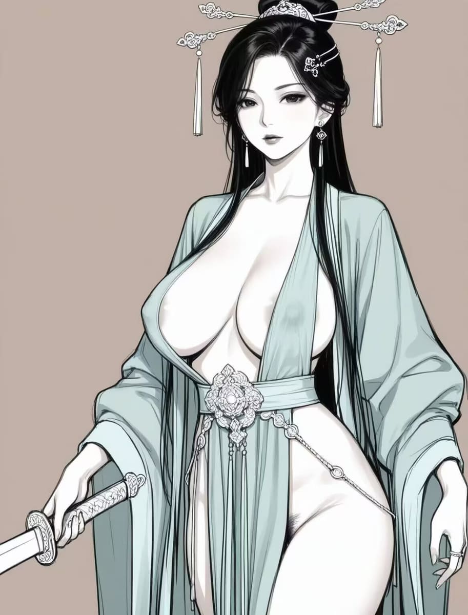 神女赋:神盼寝宫,浴池堕仙